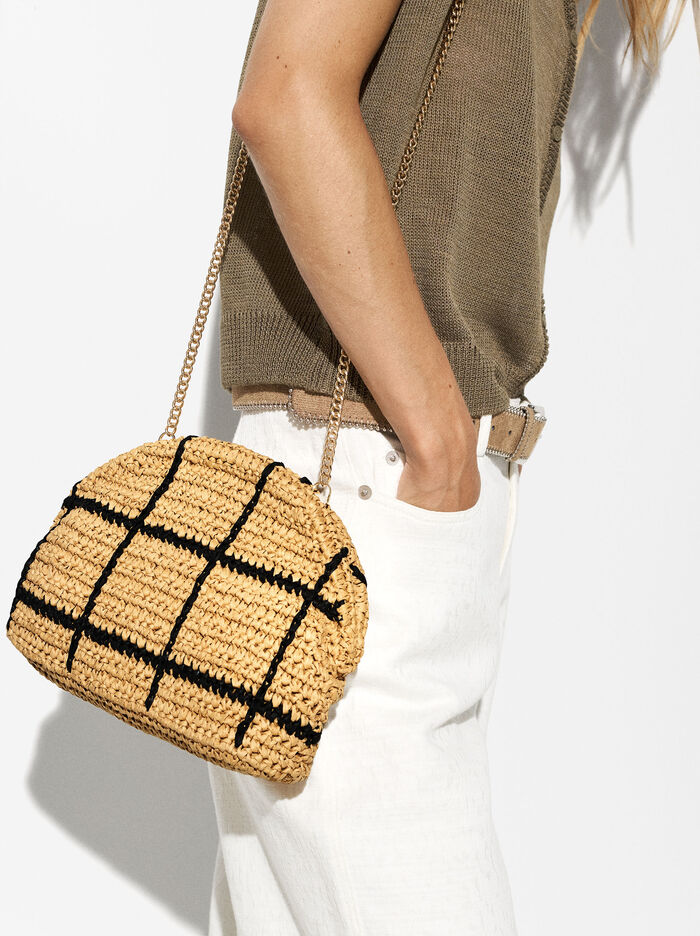 Straw Effect Party Bag