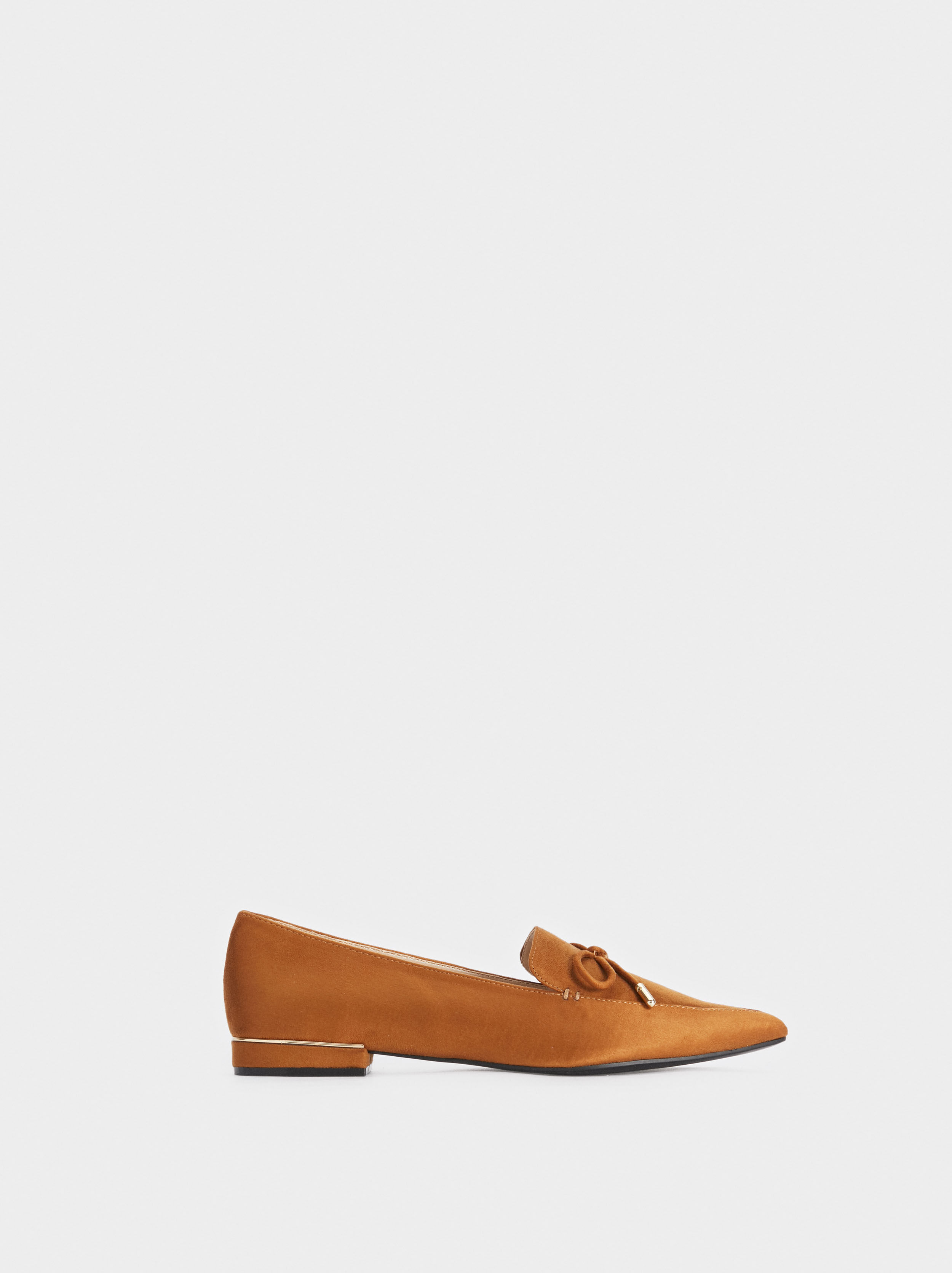 faux suede loafers