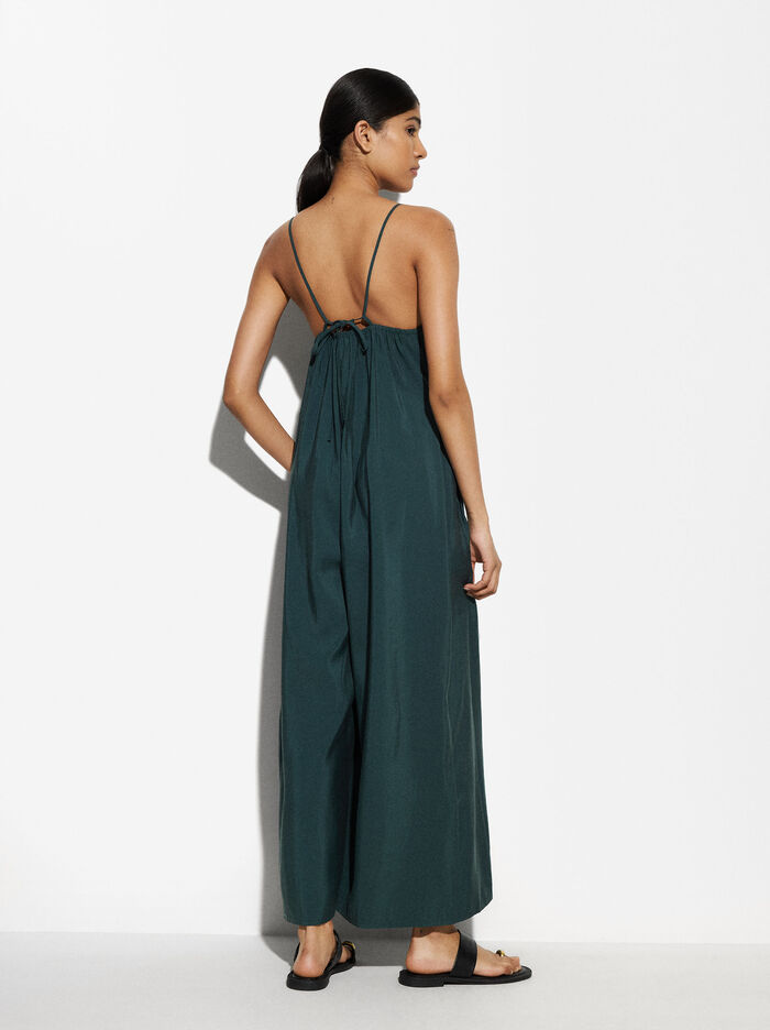 Long Jumpsuit With Straps