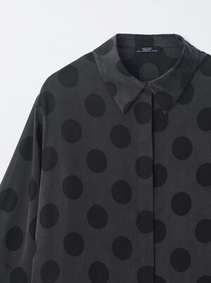 Online Exclusive - Camicia Lyocell A Pois image number 6.0
