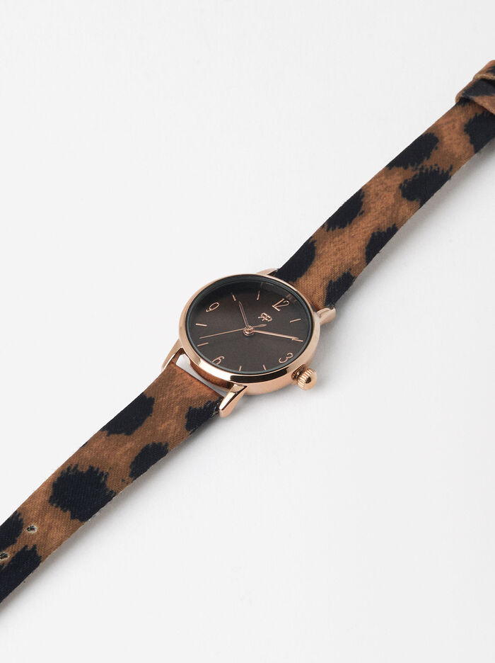 Animal Print Bracelet Watch