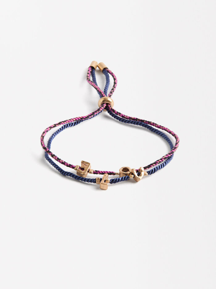 Pulsera Ajustable Con Charms