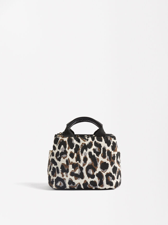 Bolso Tote Mini Estampado Animal