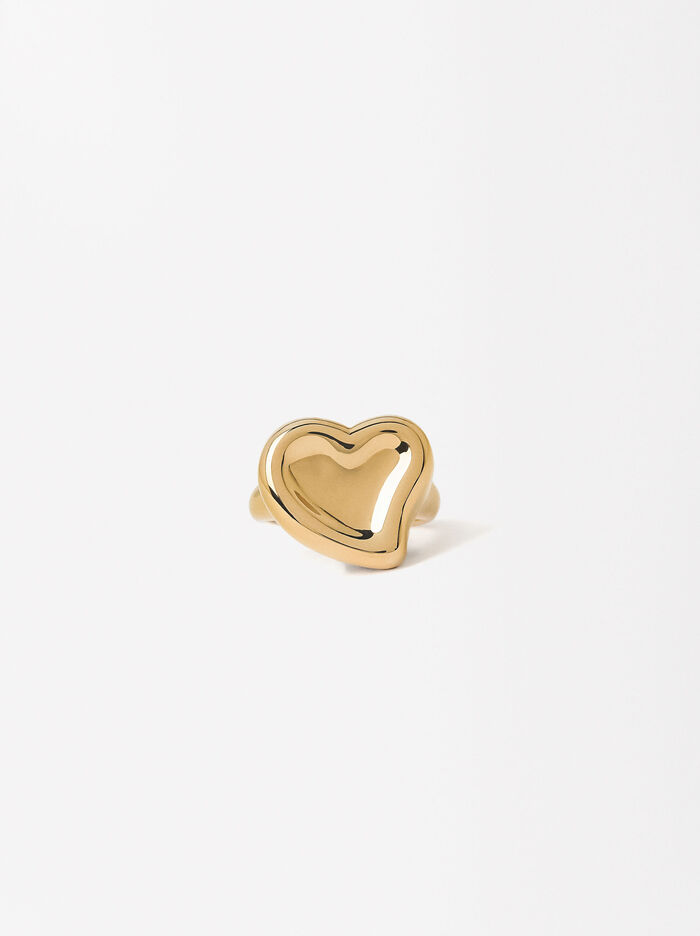 Heart Ring - Stainless Steel