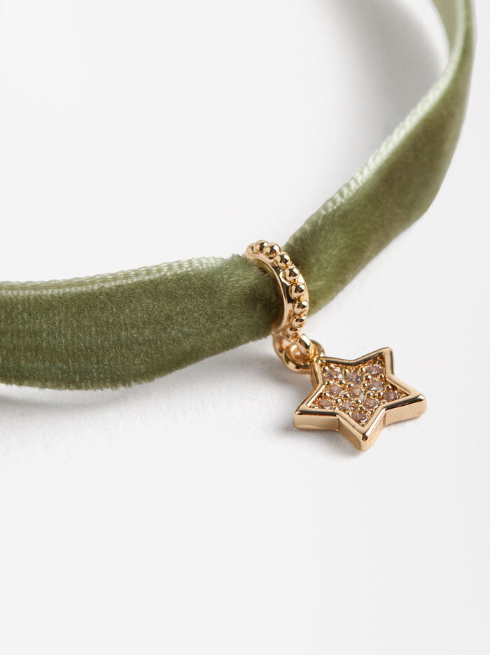 Pulsera Con Charm De Estrella Con Circonitas