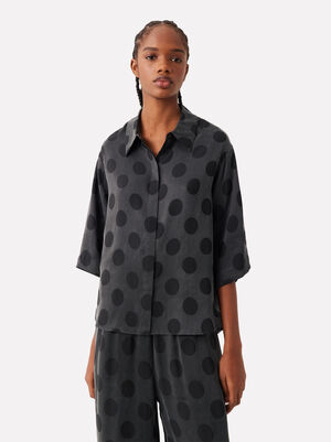 Online Exclusive - Camicia Lyocell A Pois image number 0.0