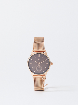  Personalized Watch Stainless Steel , Rose Gold, hi-res
