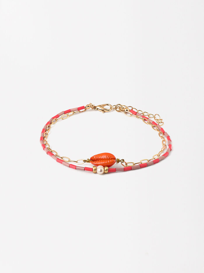 Ankle Bracelet With Cowrie Shell
