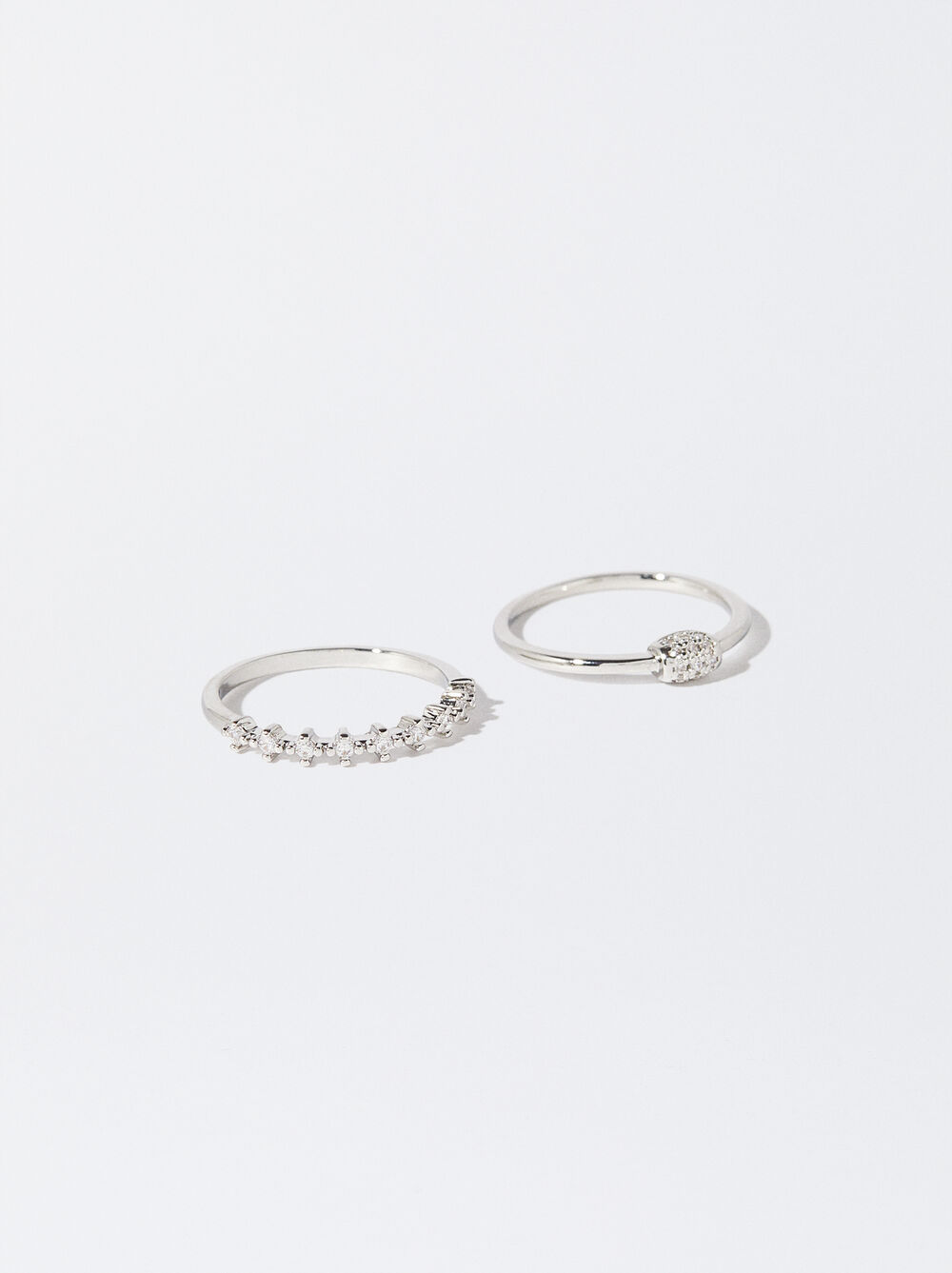 Set Of Rings With Zirconia image number 1.0
