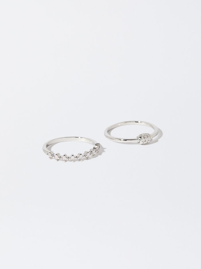 Set Of Rings With Zirconia