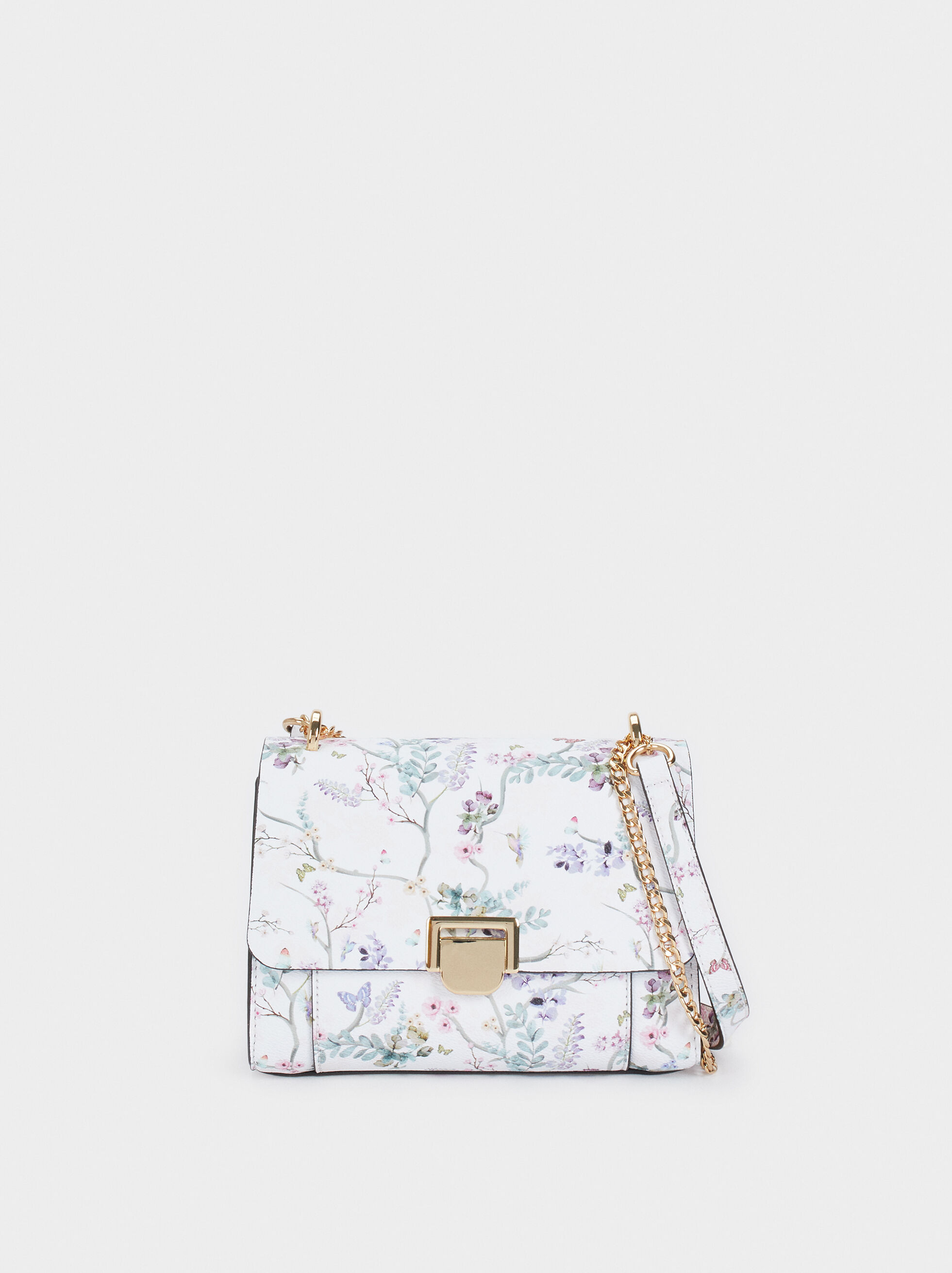 floral crossbody purse