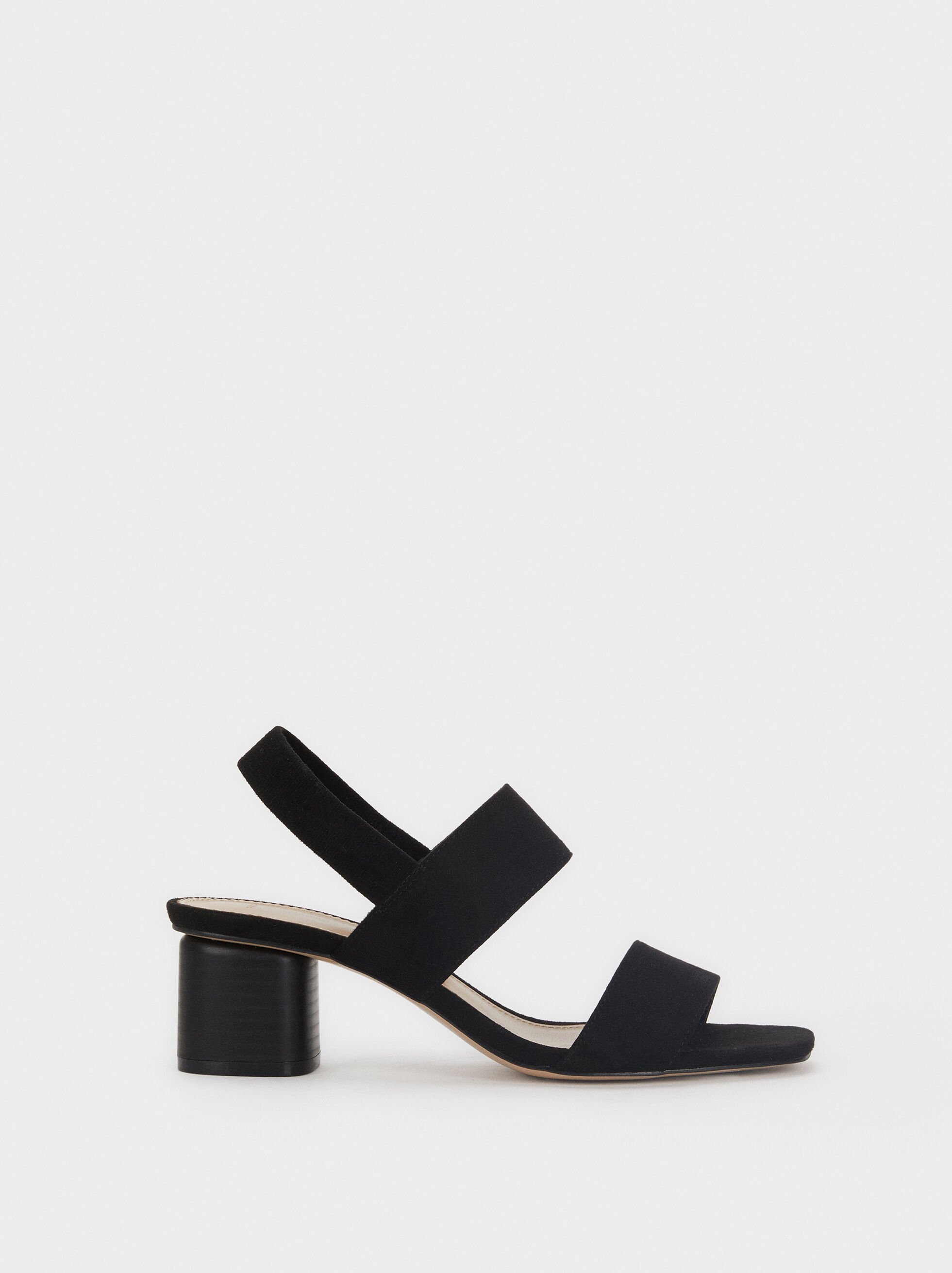 black heel straps