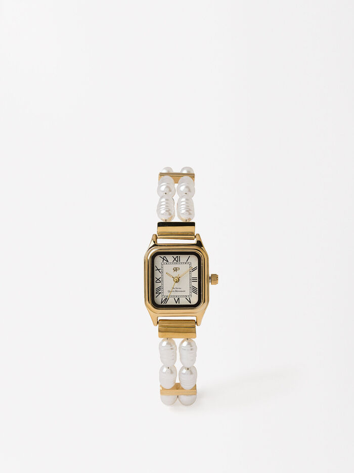 Pearl Bracelet Watch