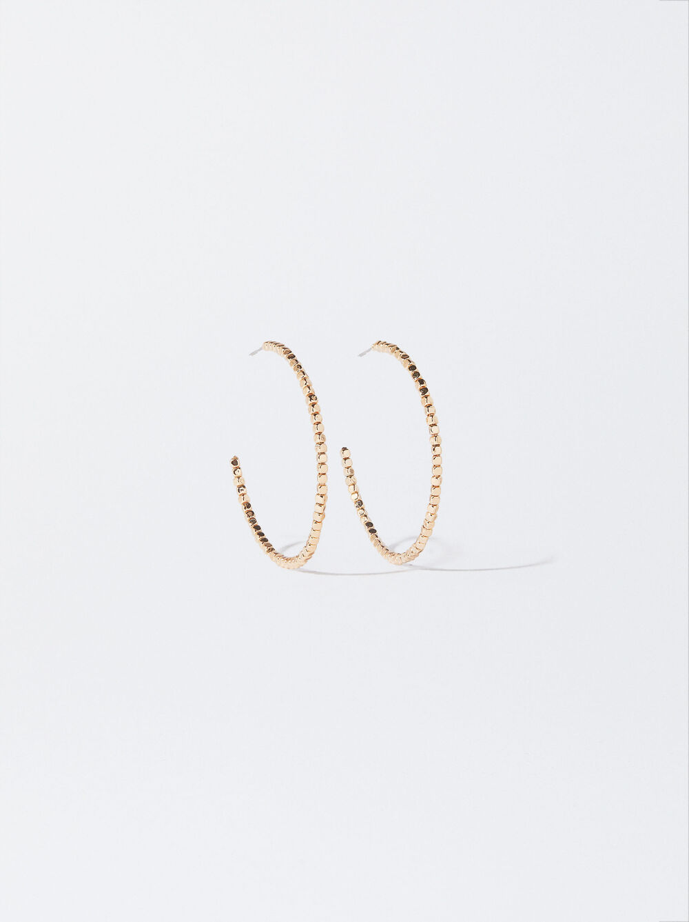 Gold-Toned Hoop Earrings image number 0.0