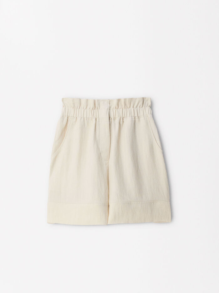Shorts Con Cintura Elástica