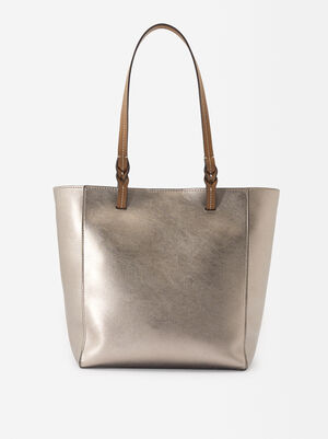 Metallic Shopper Bag