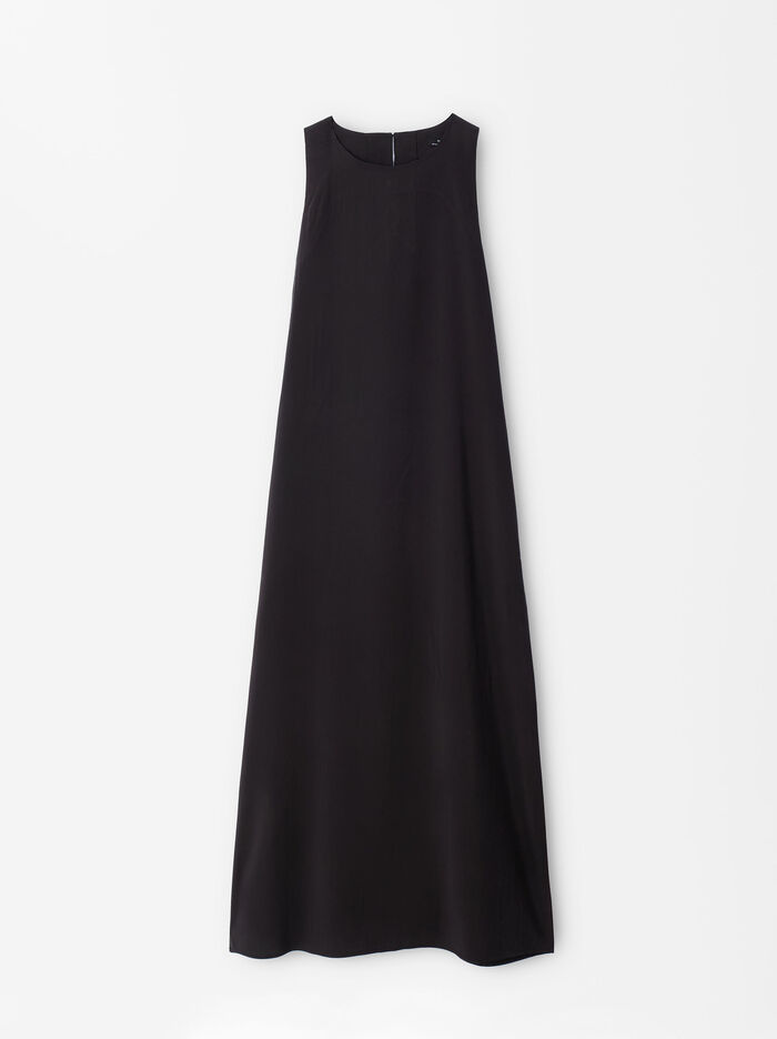 Loose-Fitting Sleeveless Dress