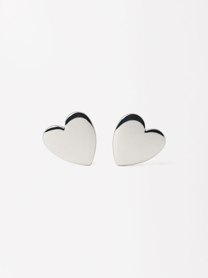 Short Heart Earrings