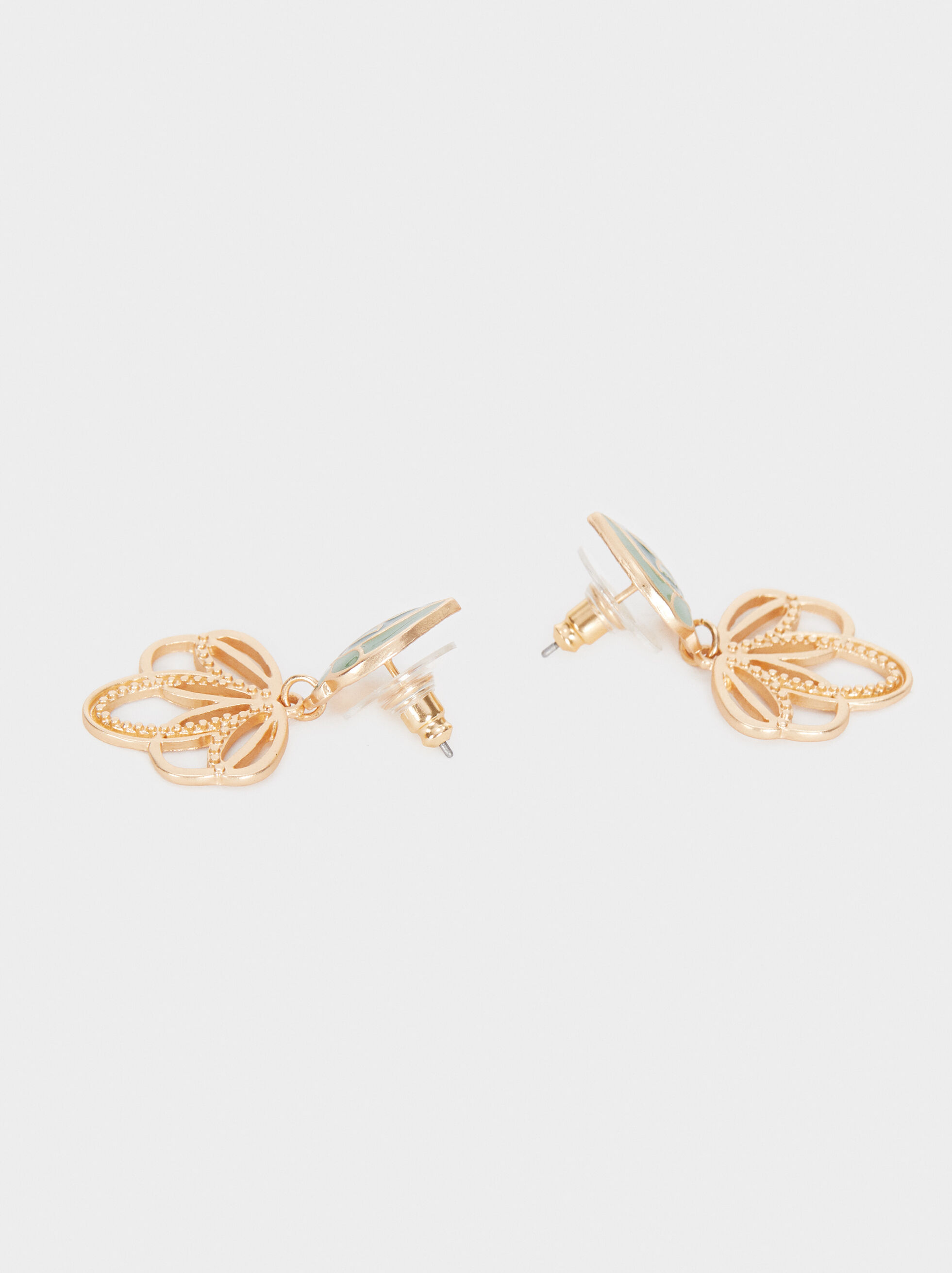 small gold earrings