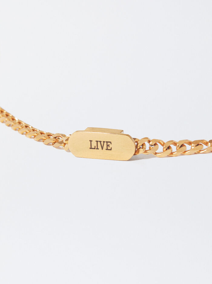 Online Exclusive - Bracelet En Acier Inoxydable Plaqué Personnalisable