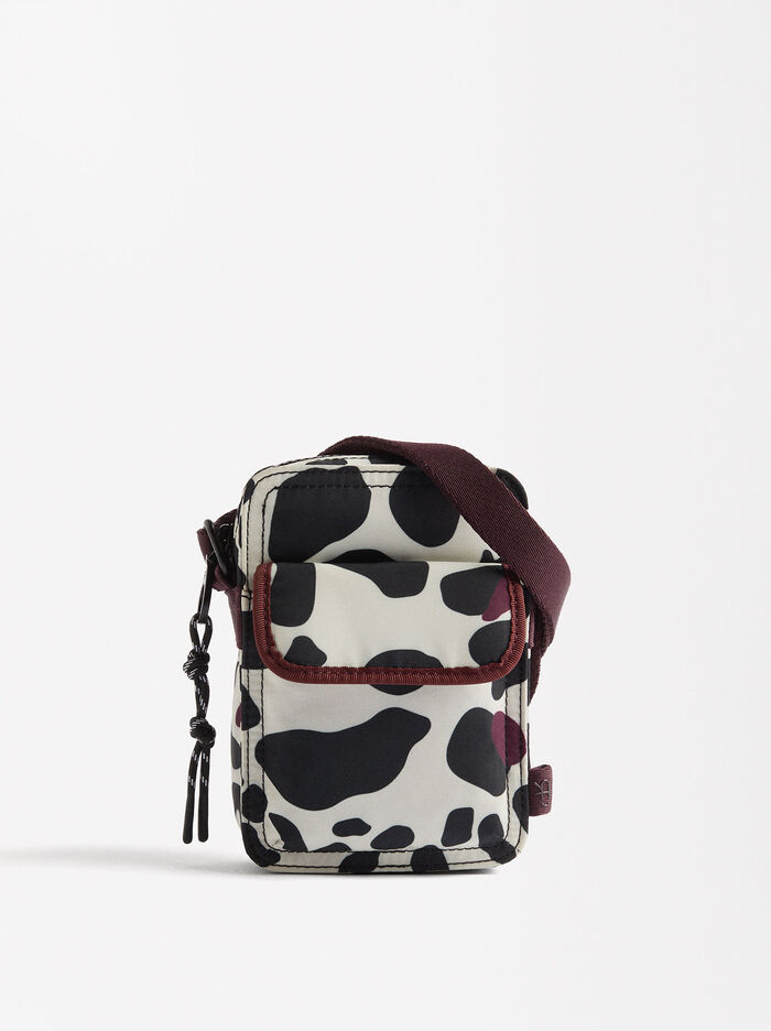 Bolso Para Móvil De Nylon Estampado