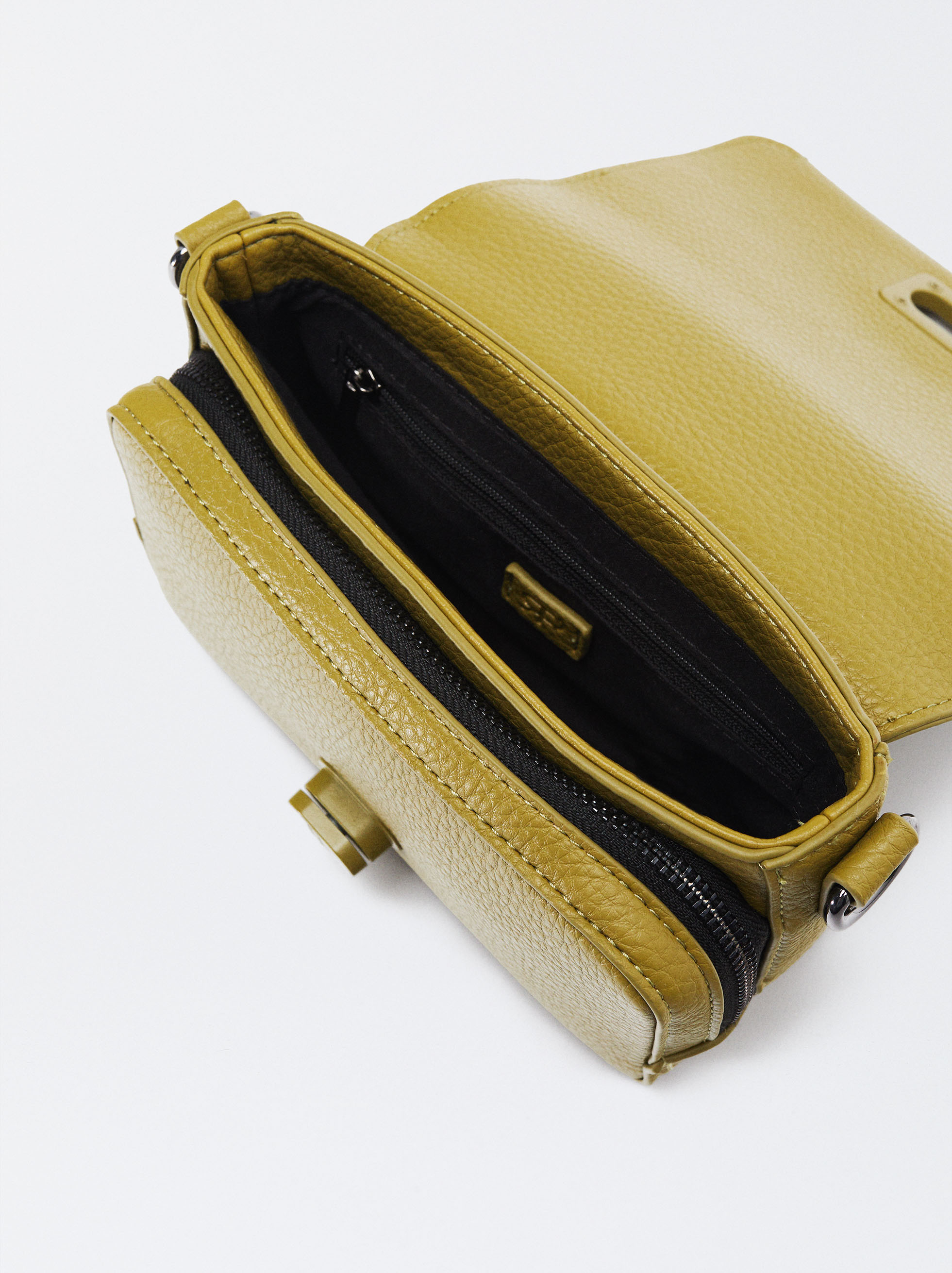 Shoulder Bag With Strap Yellow | Parfois