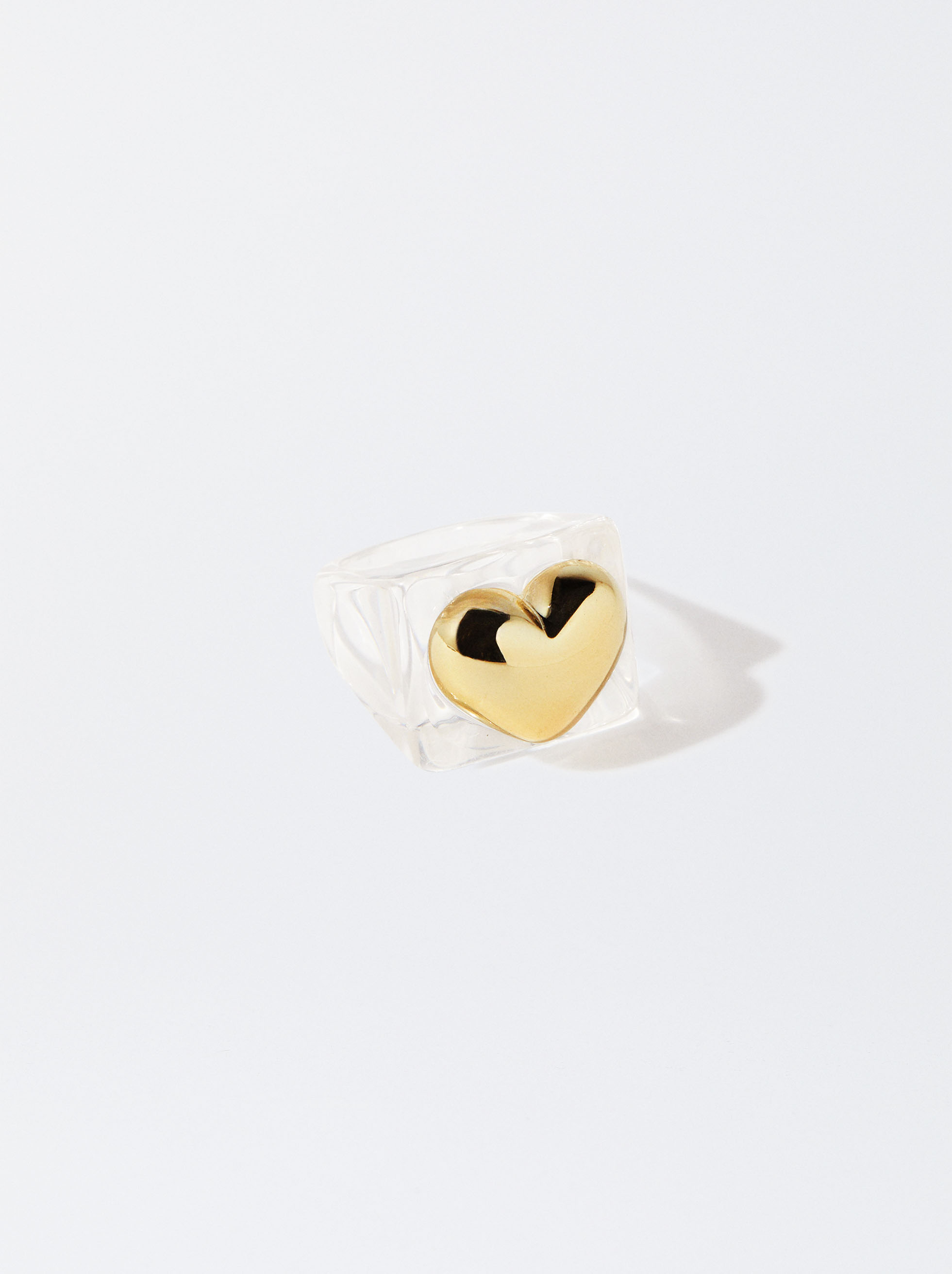 Online Exclusive - Anello Cuore En Resina image number 3.0