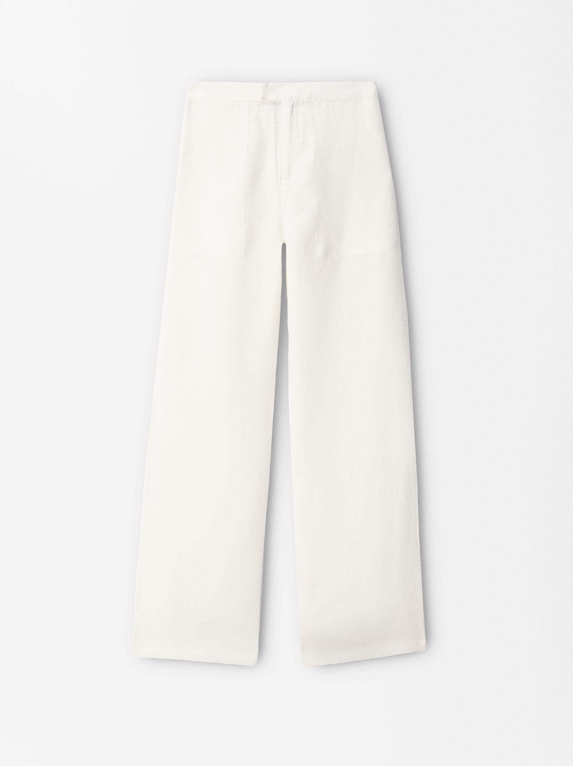 100% Linen Trousers image number 0.0