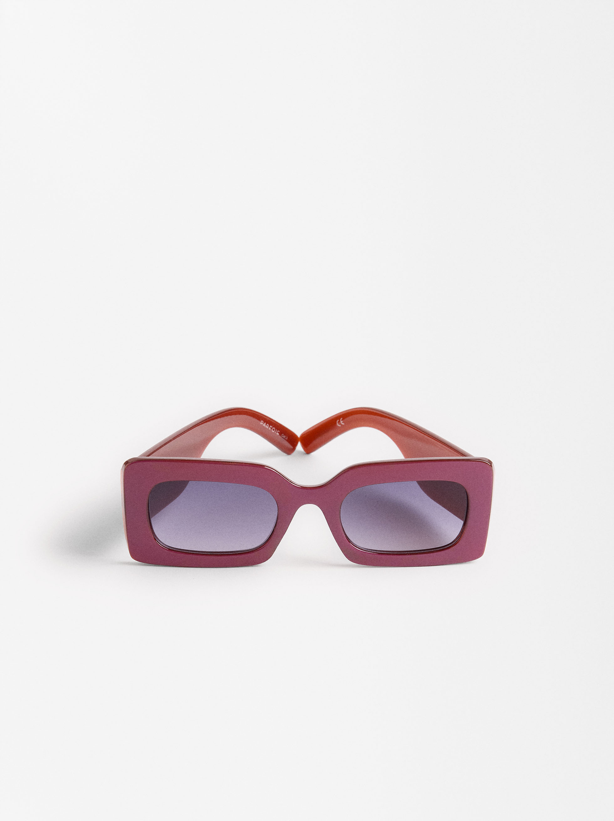 Rectangular sunglasses, Bordeaux, hi-res