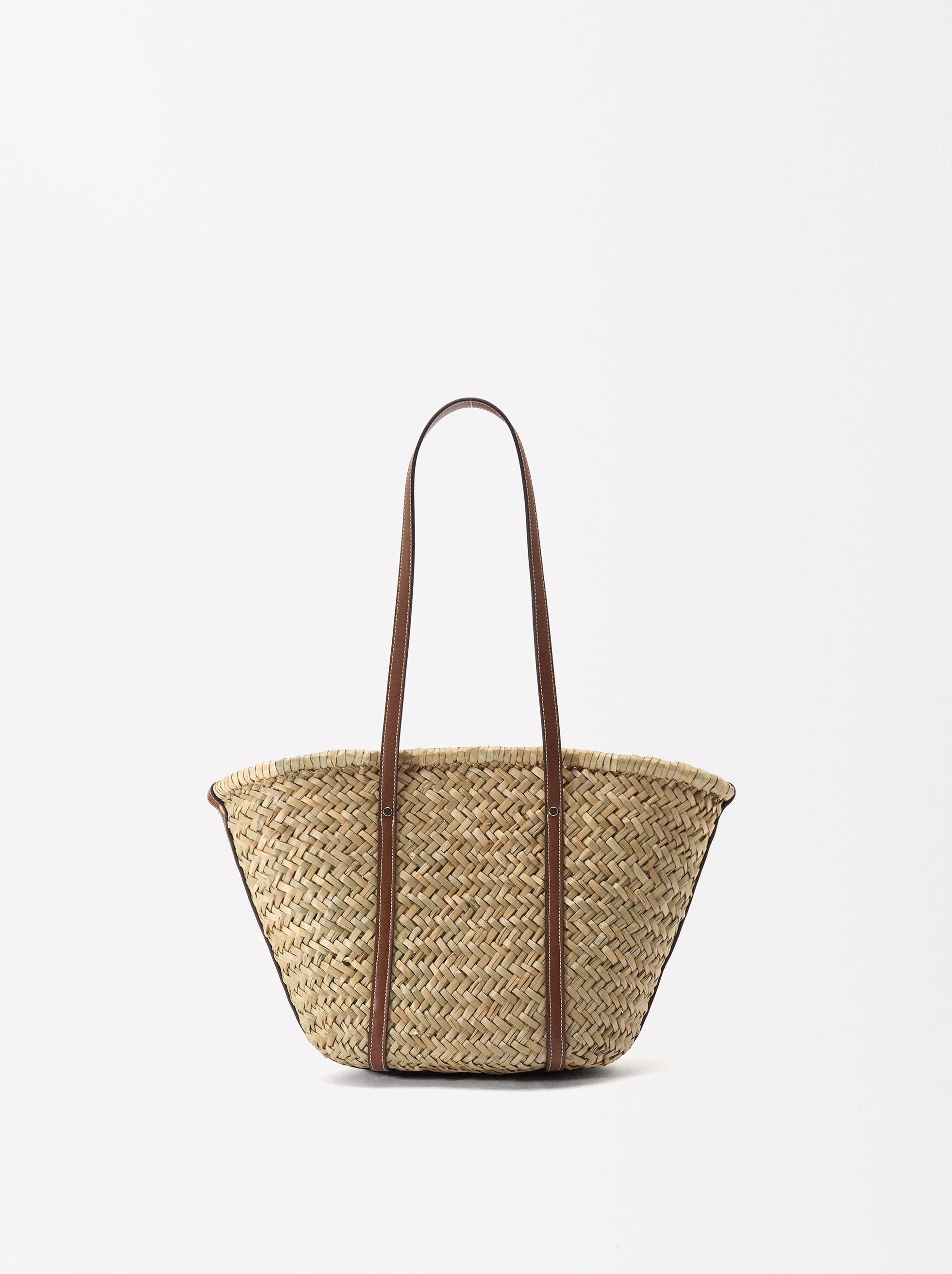 Straw Shopper Bag, NC, hi-res