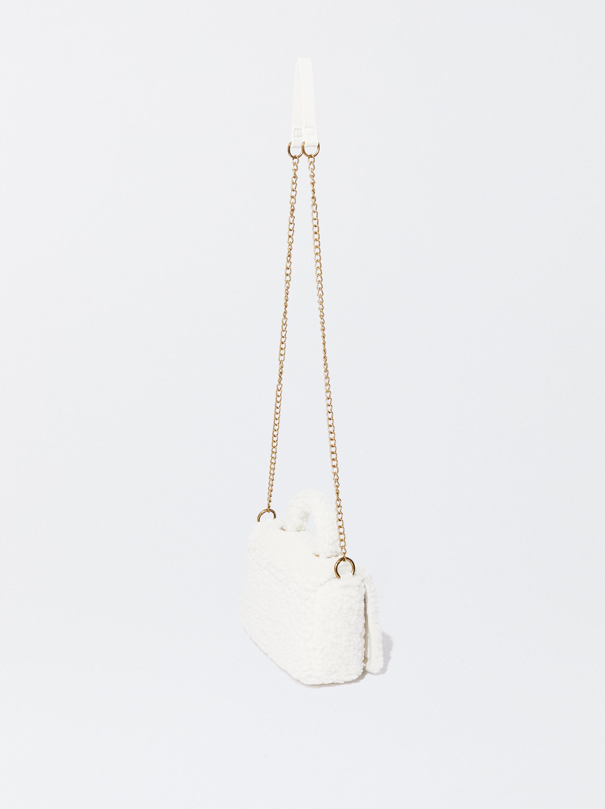 Faux fur chain online bag