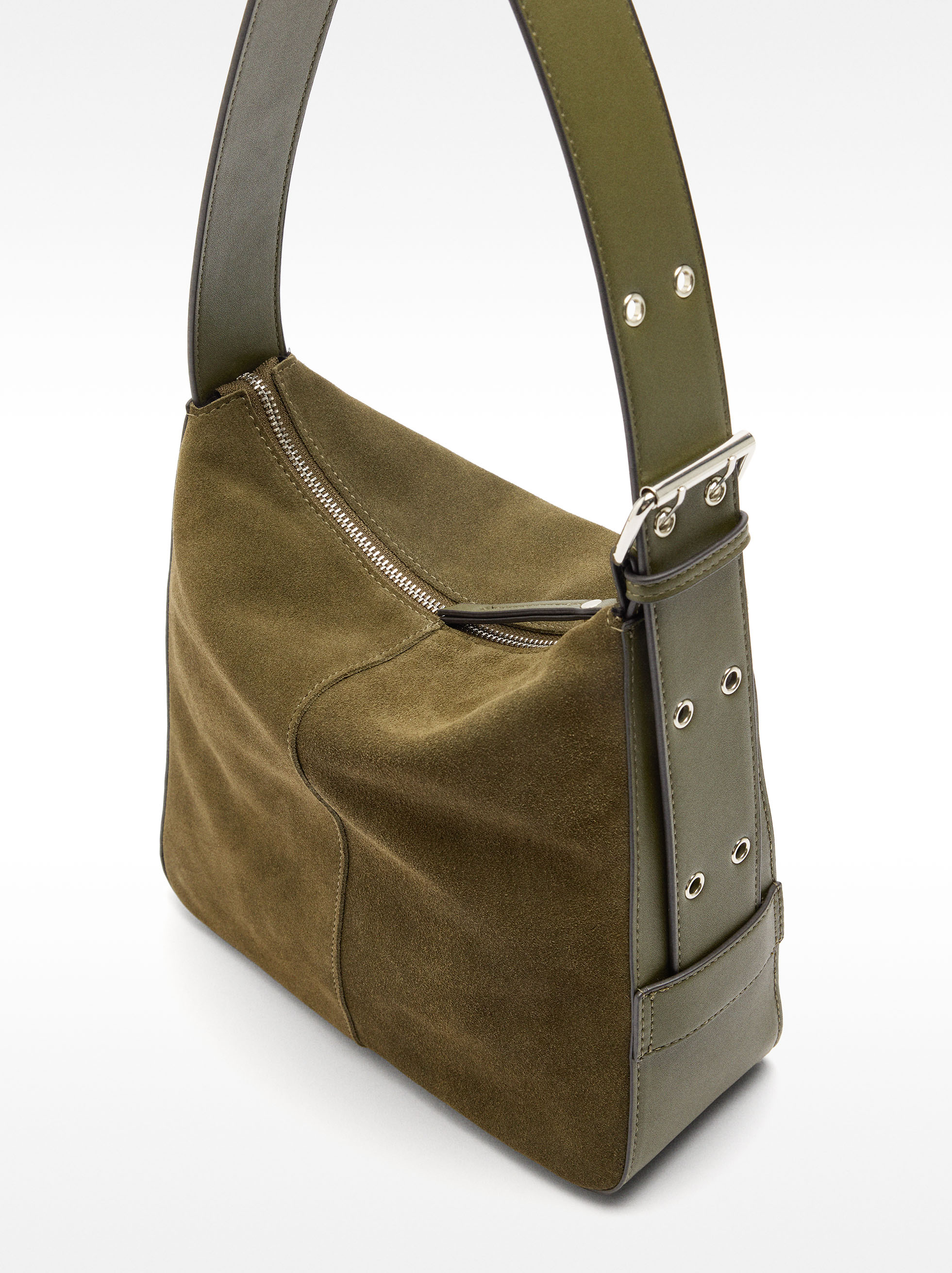 Leather shoulder bag image number 2.0