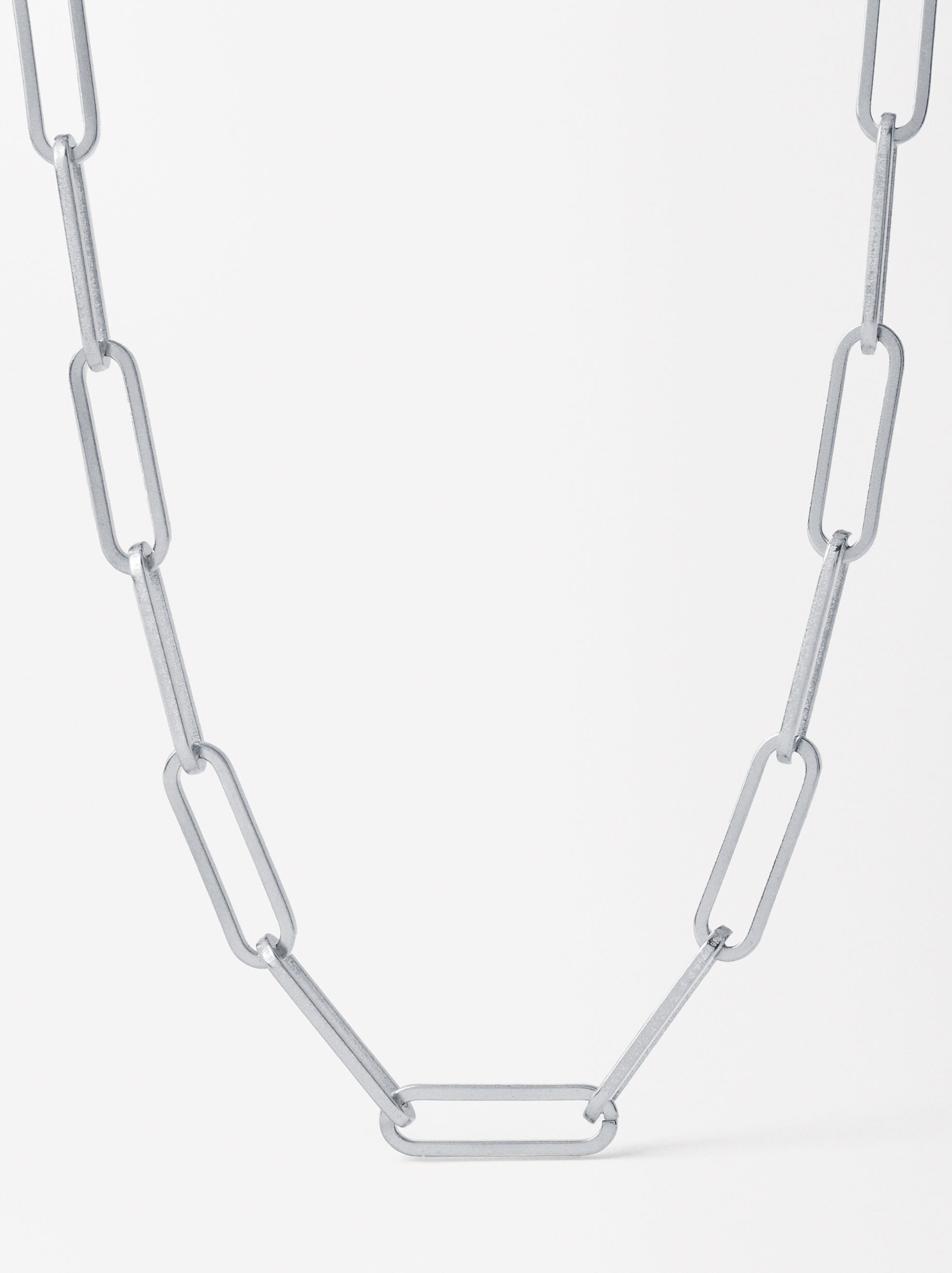 Link Necklace - Stainless Steel  image number 0.0