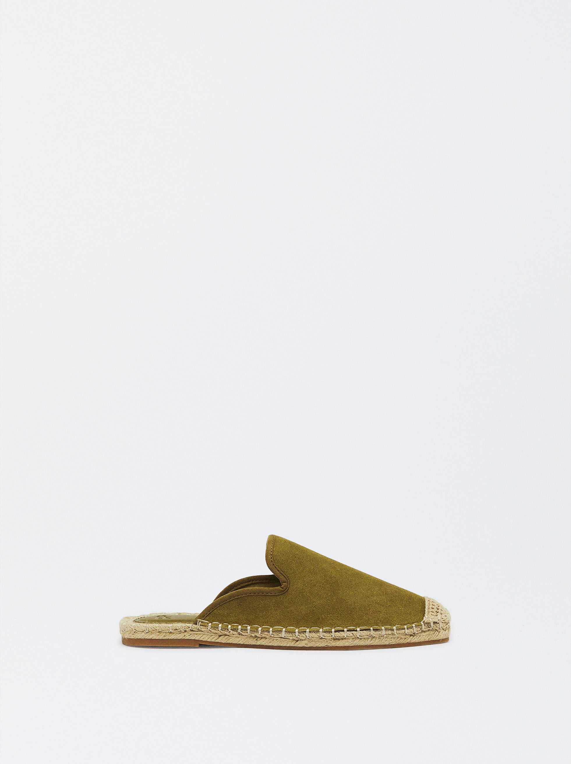 Online Exclusive - Leather And Jute Espadrilles image number 0.0