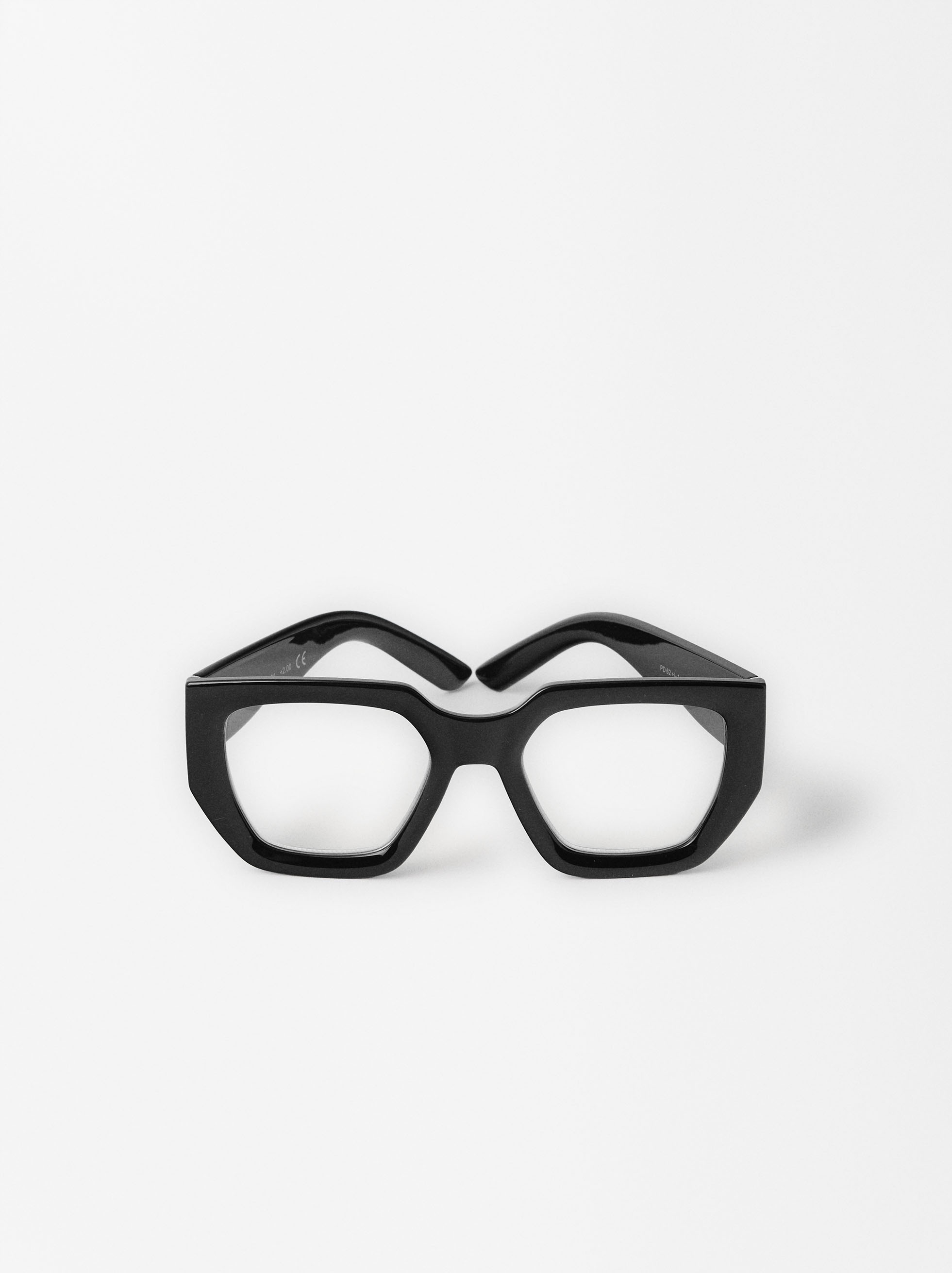 Graduated reading glasses 1.5 x, Black, hi-res